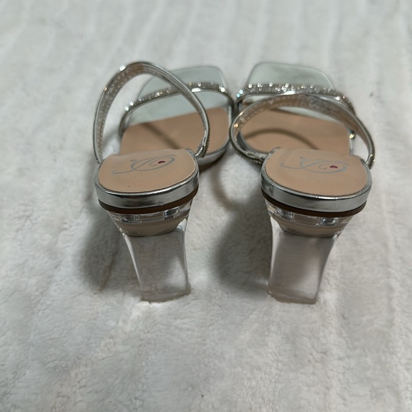 🏍️ NWOT DollHouse Rhinestone Heels - Picture 3 of 5